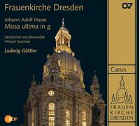 J.A. Hasse Missa Ultima in G (Guttler, Sachsisches Vocalensemble) (CD) Album