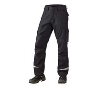 J.A.K. 160151B080 Série 1601 Pantalon Bundhose, 65% Polyester/35% Coton, Noir/Gris, Taille 46 L