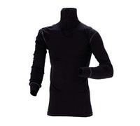 J.A.K. 60081205 Series 6008 Chemise Fonctionnelle, 100% Laine Mérinos, Noir, Taille XXL