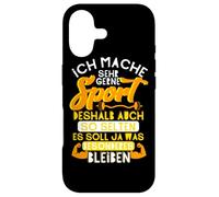 J’Adore Le Sport - C’est pour ça Que j’en Fais rarement Coque pour iPhone 17