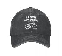 J’Adore Quand ma Femme me Permet d’Acheter Un Autre vélo Casquettes de Baseball rétro en Coton Vieilli Casquette de Soleil Hommes en Plein air Course à Pied Casquettes de Golf Casquette