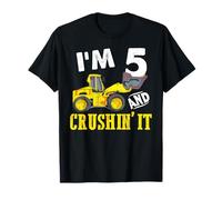 J’AI 5 Ans Et Je Déchire Camion Chantier Anniv T-Shirt