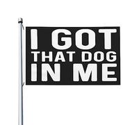 J’ai ce chien en moi drapeau double face drapeaux esthétiques décoration murale pour salle de classe 3x5 pi, j’ai ce chien en moi tapisserie pour tenture murale