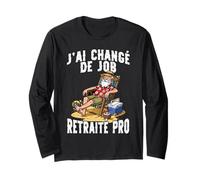J’AI Changé De Job Retraité Pro Humour Plage Manche Longue
