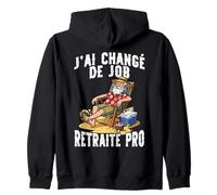 J’AI Changé De Job Retraité Pro Humour Plage Sweat à Capuche