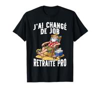 J’AI Changé De Job Retraité Pro Humour Plage T-Shirt