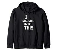 J’AI épousé Cette Folie Humour Sarcastique Familial Sweat à Capuche