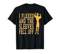 J’AI fléchi Les Manches Ont Sauté Humour Muscu T-Shirt