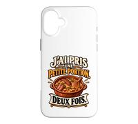 J’AI Pris Une Petite Portion Deux Fois Humour Cassoulet Coque pour iPhone 16 Plus