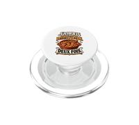 J’AI Pris Une Petite Portion Deux Fois Humour Cassoulet PopSockets PopGrip pour MagSafe