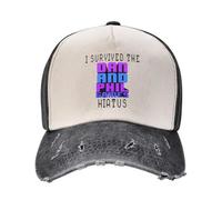 J’AI survécu à la Pause des Jeux de Dan et Phil Casquette de Baseball Chapeau de Plage Designer Casquette de Marin pour l’Anniversaire des Hommes Baseball Hommes Femmes