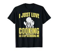 J’aime Cuisiner Ne Me Dérangez Pas Humour T-Shirt