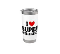 J Aime La Superintelligence Nouveau Nom IA Pour Amateurs D I Gobelet isotherme en acier inoxydable double paroi