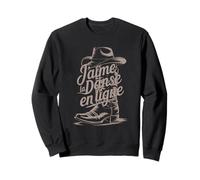 J’Aime Le Linedance Country Dance - Danse en Ligne Sweatshirt