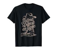 J’Aime Le Linedance Country Dance - Danse en Ligne T-Shirt