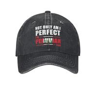 J’Aime Le Pérou Casquette de Baseball Soleil Sports de Plein air Chaud lavé Trucker Chapeau Couple Femmes Casual Design Casquettes de BaseballCotton, pour Toutes Les Saisons