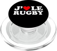J' Aime Le Rugby Cadeau Rugbyman Coeur Rouge PopSockets PopGrip pour MagSafe