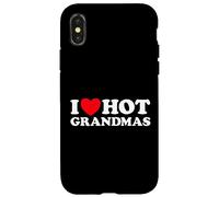 J Aime Les Grands-mères Chaudes Grand-mère drôle Mature Rencontres Fan GILF Coque pour iPhone X/XS
