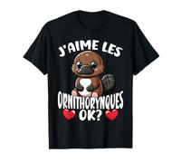 J’aime Les ornithorynques Ok? ornithorynque mignon T-Shirt