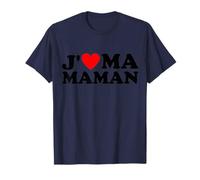 J' Aime Ma Maman Cadeau Fête Des Mères Coeur Rouge T-Shirt