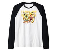 J’Aime ma Perruche calopsitte - Design fruité coloré Manche Raglan