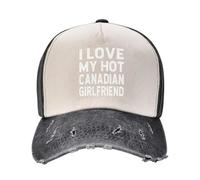 J’Aime ma Petite Amie canadienne Chaude Style Casquette de Baseball Chapeau Homme Casquettes de Soleil de Luxe Golf Wear Chapeaux pour Hommes Femmes