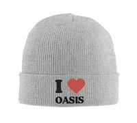 J’Aime Oasi Tricoté Chapeau Mode Casquettes Hommes Femmes Unisexe Sport en Plein Air Bonnet Chapeaux Printemps Graphique Tête Wrap Bonnet Chapeaux