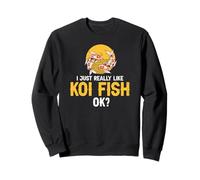 J’Aime Vraiment Les carpes Koi Humour Franc Sweatshirt