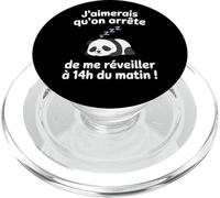 J’aimerais Qu’on arrête de me réveiller à 14h du Matin PopSockets PopGrip pour MagSafe