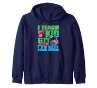 J’Apprends à Mon Enfant Le Lacrosse avec Fierté Sweat à Capuche