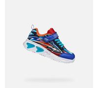 Geox J Assister Boy B Baskets Royal/Orange, 33 EU