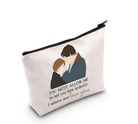 J Austen Trousse de maquillage Mr Darcy Elizabeth Bennet - Cadeau littéraire classique, Mr Darcy