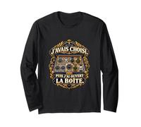 J’avais Choisi Puis J’AI Ouvert La Boîte Humour Montre Manche Longue