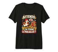 J’Avais Un Potager J’AI des Poules Humour T-Shirt Haut de Gamme