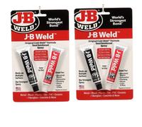 J-B Weld 8265S Original Lot de 2 tubes de peinture époxy renforcée en acier 56,7 g