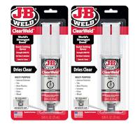 J-B Weld ClearWeld Lot de 2 seringues 25 ml