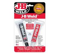 J-B Weld Company 8265-S Lot de 3 paquets de 2 cartouches d'encre époxy renforcées en acier Gris foncé