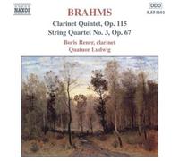 J. Brahms - Clarinet Quintet / String Quartet [New CD]