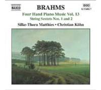 J. Brahms - Four Hand Piano Music 13 [New CD]