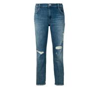 J Brand - Johnny Jean Coupe Garçon Taille Moyenne - Femme - Jeans - Bleu - Taille: W28