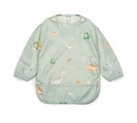 J.Børn Bavoir à manches longues | Imperméable | Combinaison de sevrage pour bébé | Tablier de cape de jeu désordonné pour tout-petits | Accessoires pour bébés à partir de 6 mois (Dinosaures)