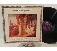 J.C BACH - J.C BACH six favourite overtures THE ACADEMY OF ANCIENT MUSIC, DSLO 525, info insert