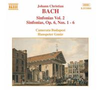 J. C. Bach: Sinfonias Vol. 2 / Sinfonias, Op. 6, Nos. 1-6 (1995-03-21)