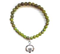 J.C. Walsh and Sons Ltd Connemara Irlandais : Bracelet à Breloques avec Perles Claddagh Sterling