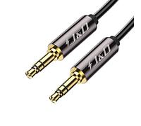 J&D 3,5 mm à 3,5 mm Câble, Plaqué Or Coquille de Cuivre Heavy Duty 3,5mm 1/8 TRS Mâle vers 3,5mm 1/8 TRS Mâle Câble Adaptateur Audio Stéréo, 2.7 Meter