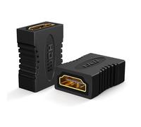 J&D 8K HDMI Coupler, 8K@60Hz/4K@120Hz Female to Female Connector HDMI Extender, Support 3D, HDR, HDCP, Arc,Compatible avec DVD, Blu-Ray, TV, Laptop, PC, Monitor, 2 Paquets