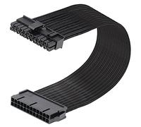 J&D ATX 24 Pin Carte Mère Motherboard d'alimentation D'extension Câble, Mâle vers Femelle, 30cm