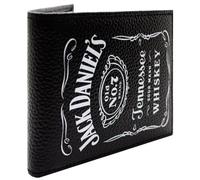 J.D. Boire Portefeuille Bi-Fold Poche à Pièces & Porte-Cartes, Noir