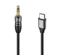 J&D Câble audio AUX USB C vers 3,5 mm 1/8 pouce, compatible avec iPhone 16 Pro Max/16 Pro/16 Plus/16/15/15 Pro Max/15 Pro/15 Plus, Google Pixel 9/8/7, MacBook, 1 m