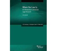 J. D. S. Armstrong: Where The Law Is